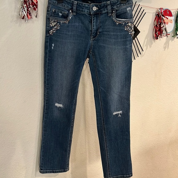 White House Black Market Denim - WHBM BEDAZZLED‎ JEANS